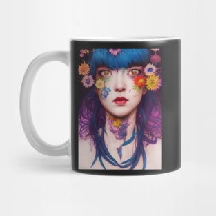 Beautiful Flower punked Snow White Mug